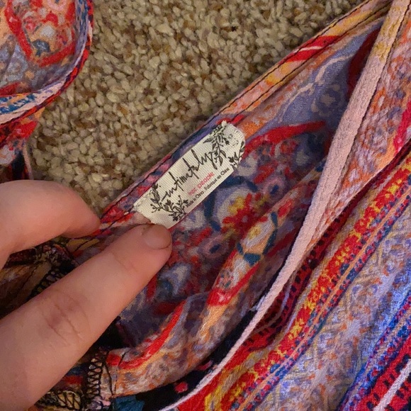 Free people floral paisley napkin dress - Picture 6 of 9